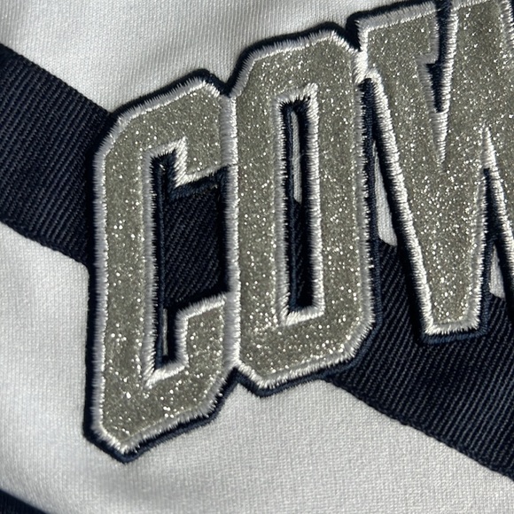 NWT Authentic Dallas Cowboys girls cheer outfit. 2 piece set 4T - Picture 6 of 13